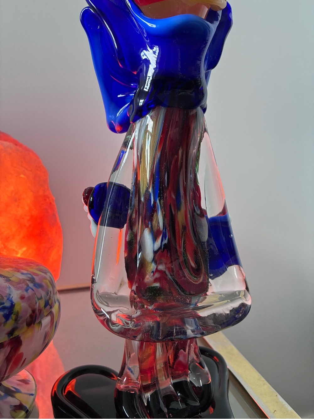 MCM Murano 12.25” Tall Italian Art Glass Clown Figurine - Picture 5 of 8